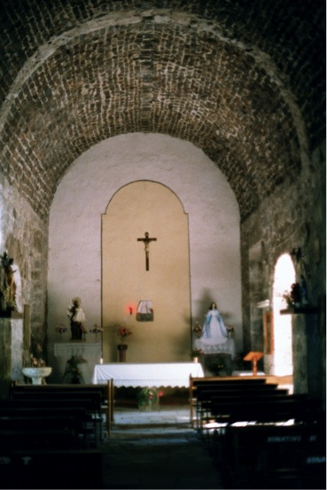 Inside chapel, 2001. Photo by Jack Swords