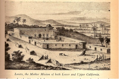 Loreto mission as it was illustrated before being abandoned.