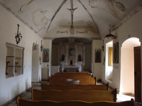 Church interior by Amy M. in 2009.